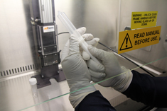 GL67/pGM169 being mixed in a pharmacy